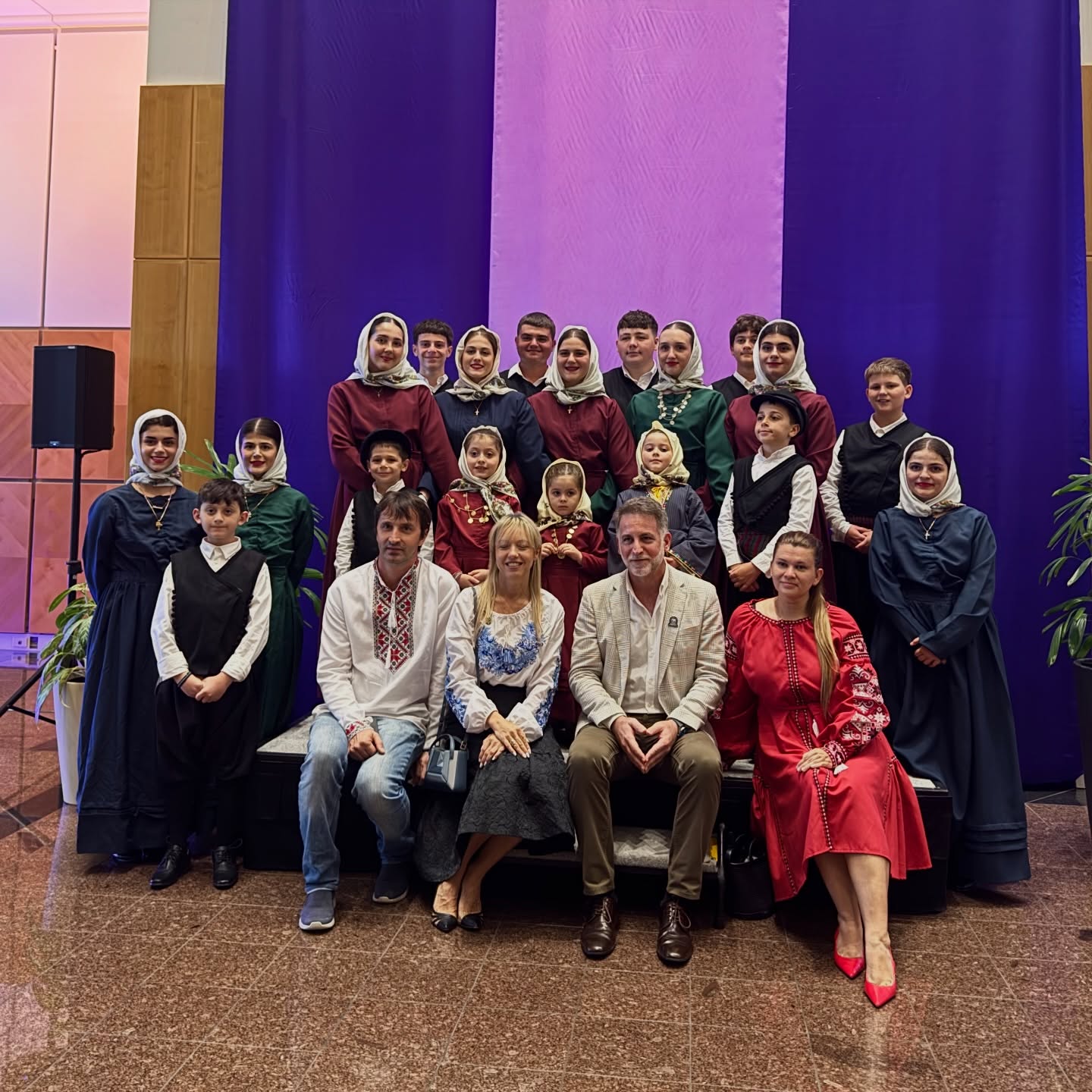 Ukrainian community with the Lenten choir performers