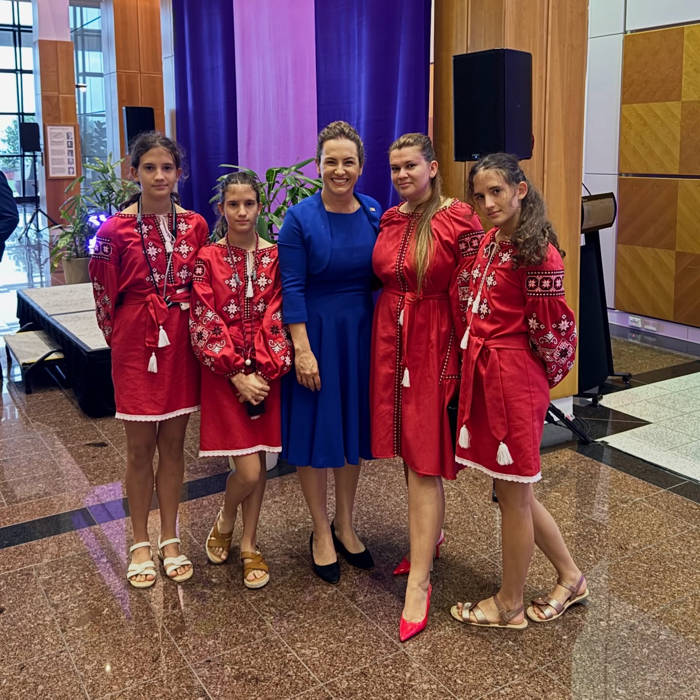 Reception address at Parliament House, Darwin